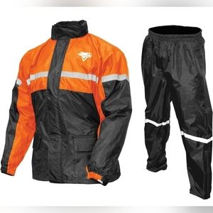 NWT Nelson-Rigg Stormrider Motorcycle Two-piece Rain Suit Unisex Large